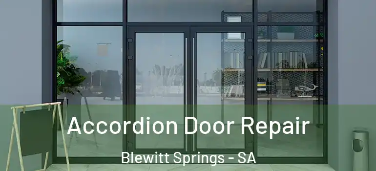 Accordion Door Repair Blewitt Springs - SA