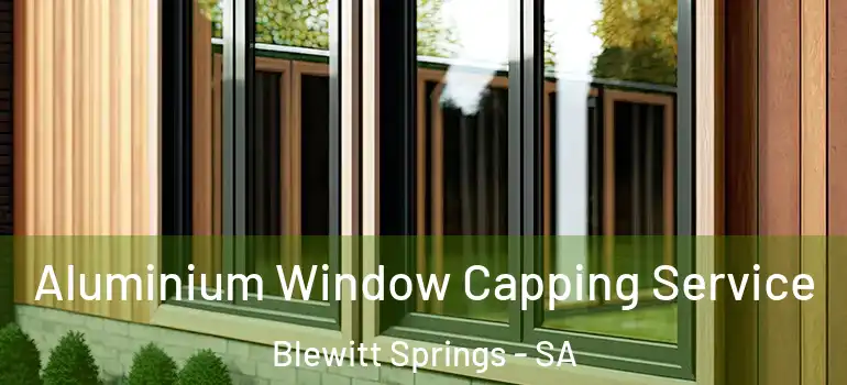 Aluminium Window Capping Service Blewitt Springs - SA