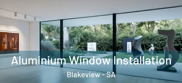 Aluminium Window Installation Blakeview - SA