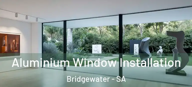 Aluminium Window Installation Bridgewater - SA