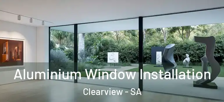 Aluminium Window Installation Clearview - SA