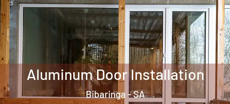 Aluminum Door Installation Bibaringa - SA