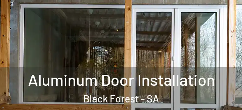 Aluminum Door Installation Black Forest - SA