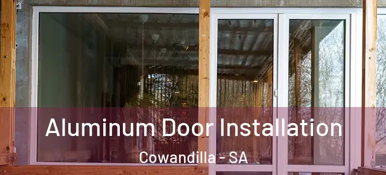 Aluminum Door Installation Cowandilla - SA
