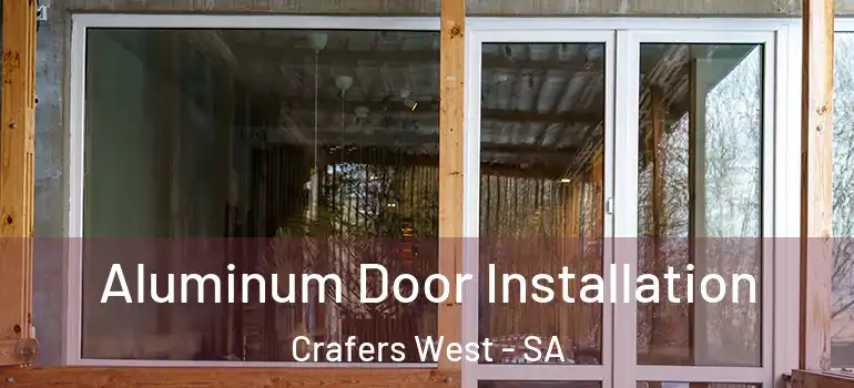 Aluminum Door Installation Crafers West - SA