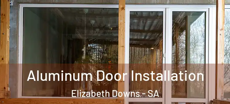 Aluminum Door Installation Elizabeth Downs - SA