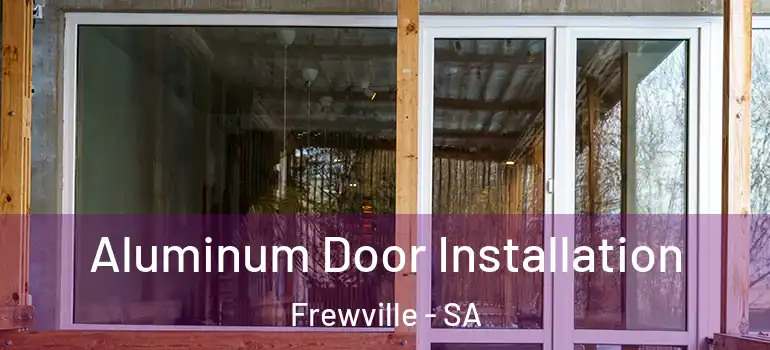 Aluminum Door Installation Frewville - SA