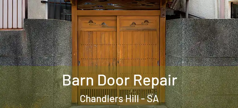 Barn Door Repair Chandlers Hill - SA