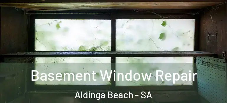 Basement Window Repair Aldinga Beach - SA