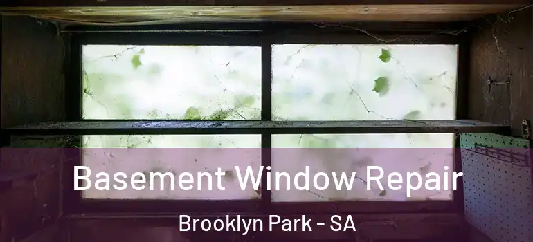 Basement Window Repair Brooklyn Park - SA
