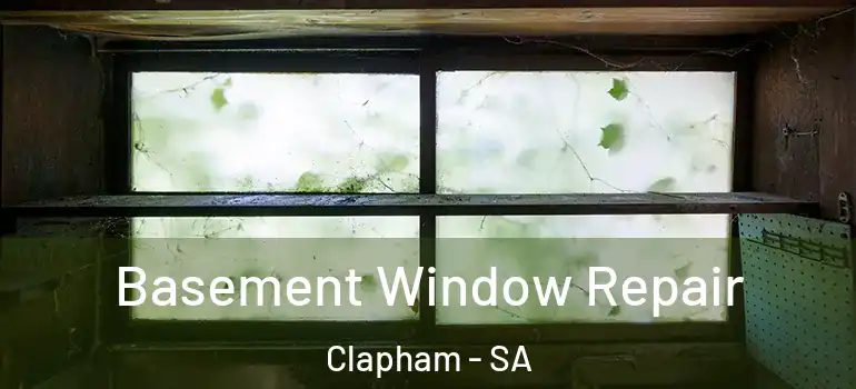 Basement Window Repair Clapham - SA
