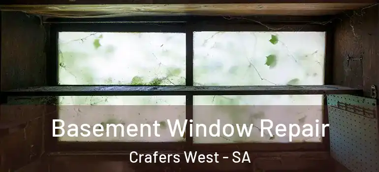 Basement Window Repair Crafers West - SA