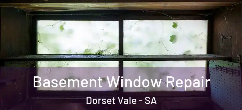 Basement Window Repair Dorset Vale - SA