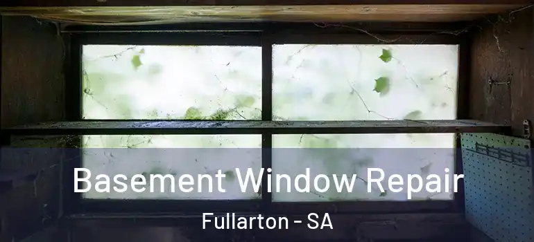 Basement Window Repair Fullarton - SA
