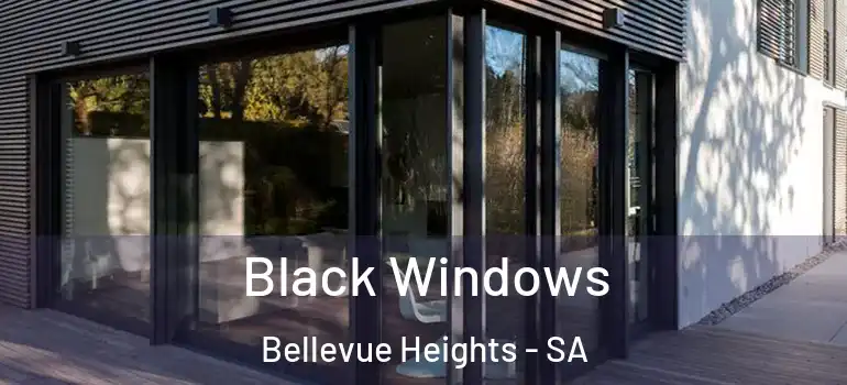 Black Windows Bellevue Heights - SA