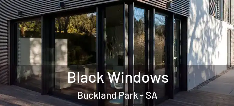 Black Windows Buckland Park - SA