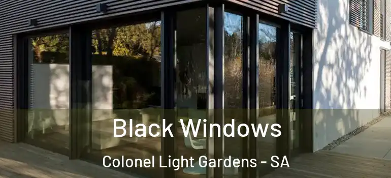 Black Windows Colonel Light Gardens - SA