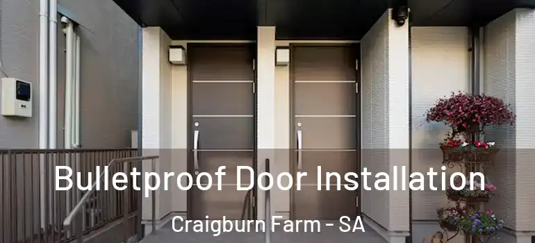Bulletproof Door Installation Craigburn Farm - SA