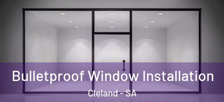 Bulletproof Window Installation Cleland - SA