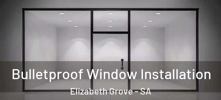 Bulletproof Window Installation Elizabeth Grove - SA