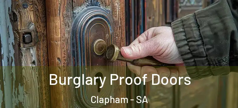 Burglary Proof Doors Clapham - SA