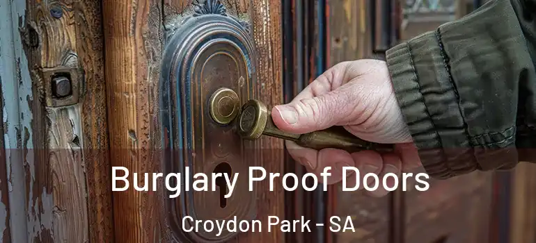 Burglary Proof Doors Croydon Park - SA