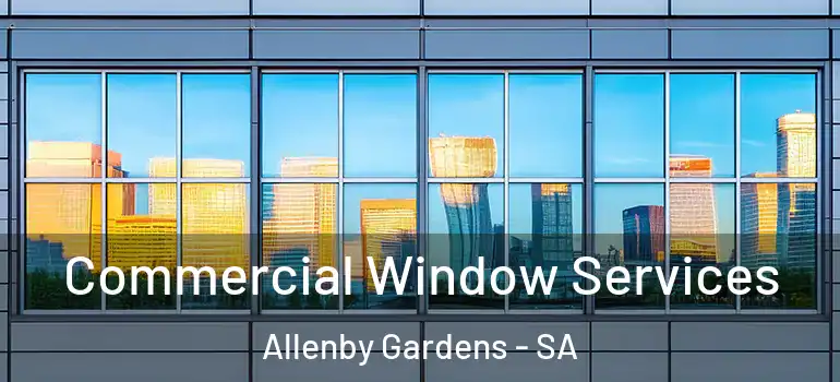 Commercial Window Services Allenby Gardens - SA