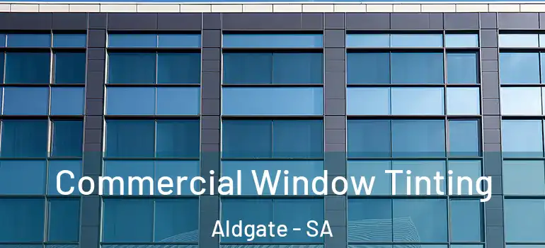 Commercial Window Tinting Aldgate - SA