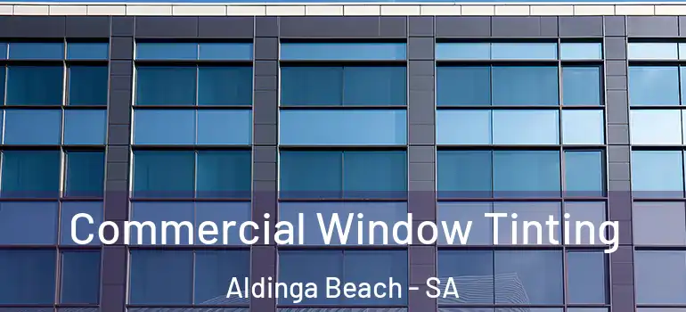 Commercial Window Tinting Aldinga Beach - SA