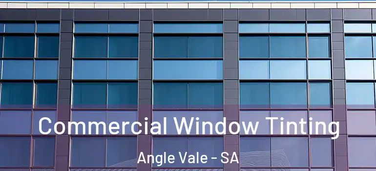 Commercial Window Tinting Angle Vale - SA