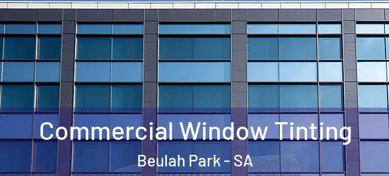 Commercial Window Tinting Beulah Park - SA