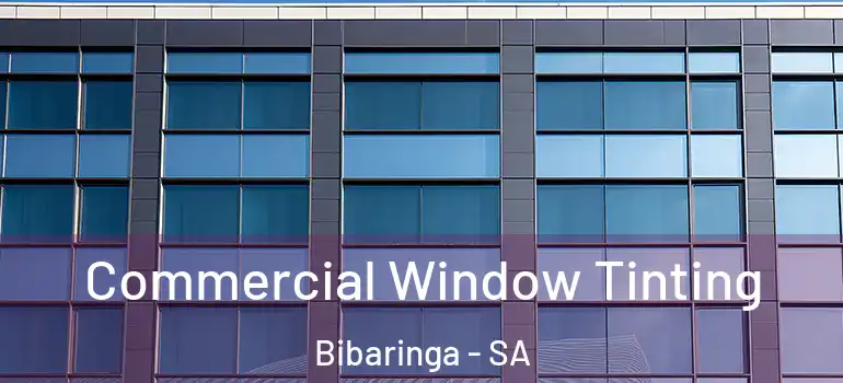 Commercial Window Tinting Bibaringa - SA