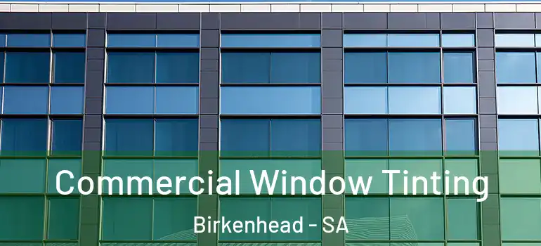 Commercial Window Tinting Birkenhead - SA