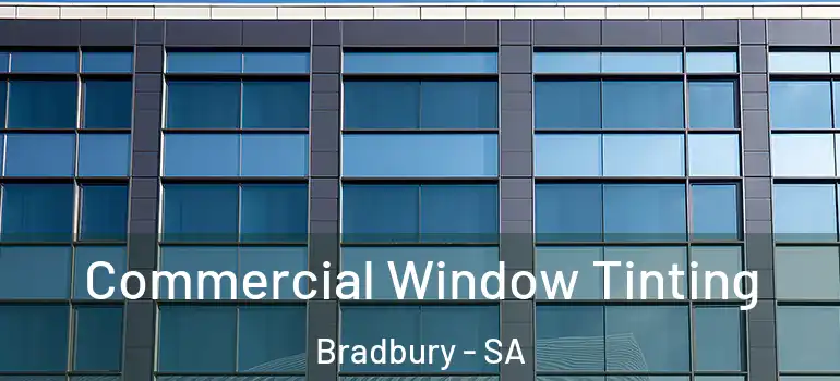 Commercial Window Tinting Bradbury - SA