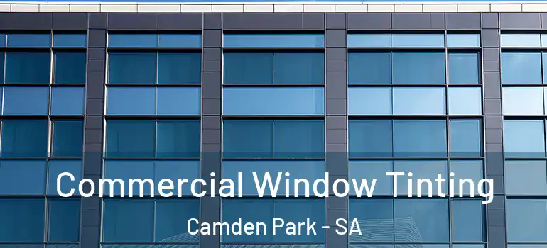 Commercial Window Tinting Camden Park - SA