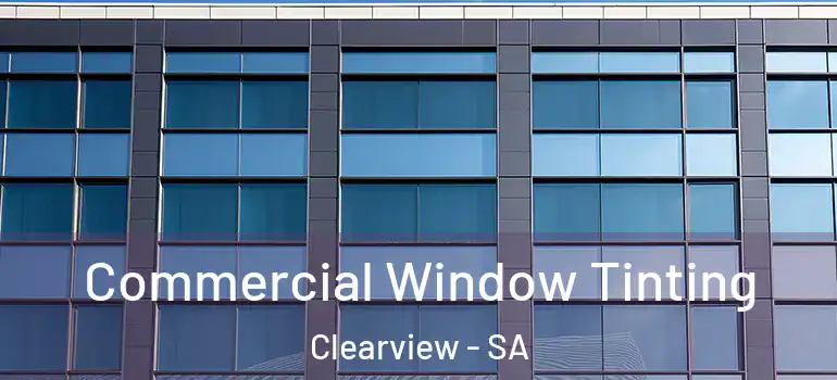 Commercial Window Tinting Clearview - SA