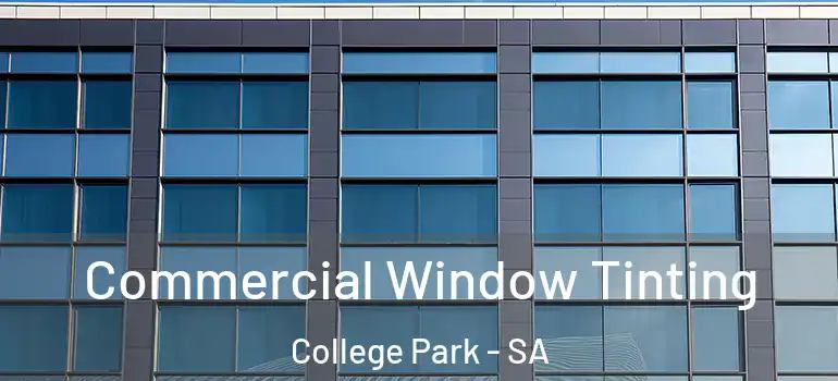 Commercial Window Tinting College Park - SA