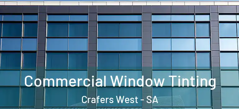 Commercial Window Tinting Crafers West - SA