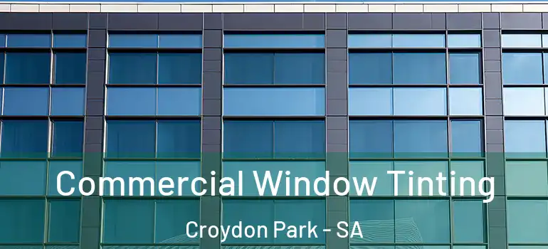 Commercial Window Tinting Croydon Park - SA