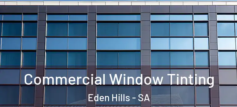 Commercial Window Tinting Eden Hills - SA
