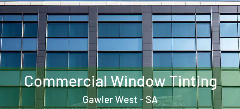 Commercial Window Tinting Gawler West - SA