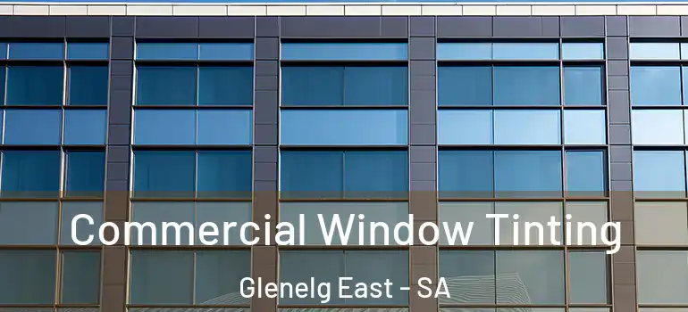 Commercial Window Tinting Glenelg East - SA