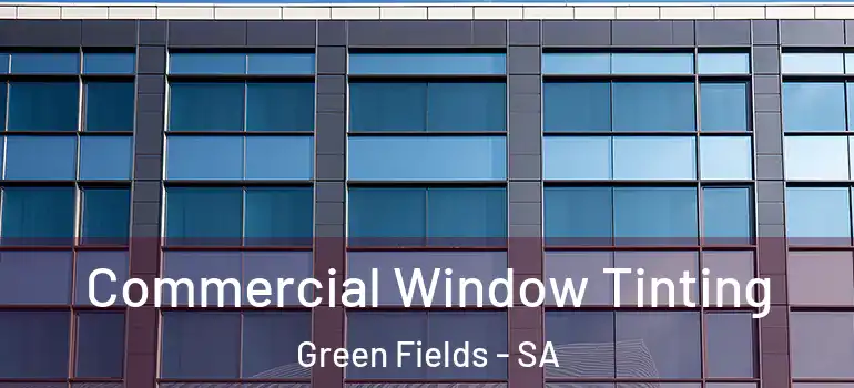 Commercial Window Tinting Green Fields - SA