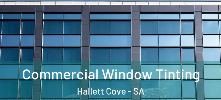 Commercial Window Tinting Hallett Cove - SA