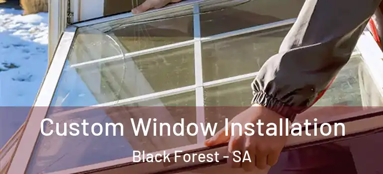 Custom Window Installation Black Forest - SA