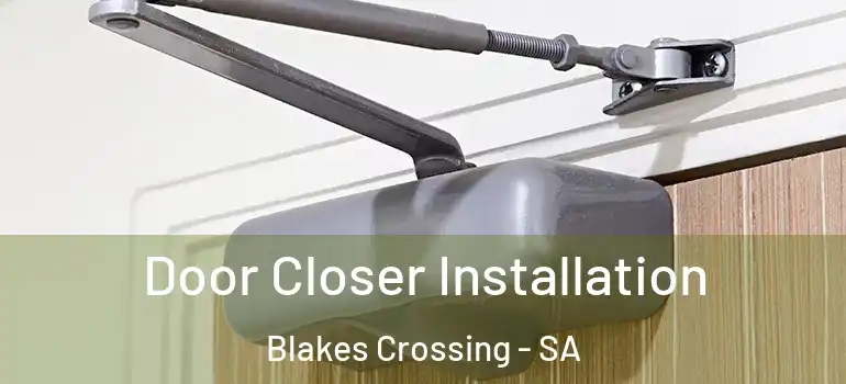 Door Closer Installation Blakes Crossing - SA
