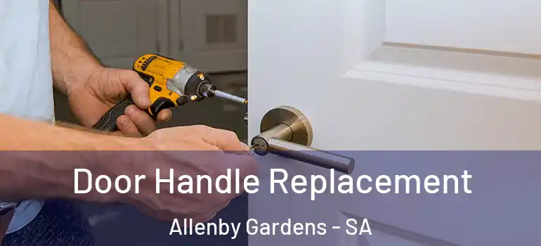  Door Handle Replacement Allenby Gardens - SA