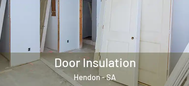 Door Insulation Hendon - SA
