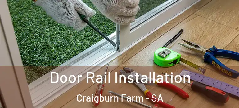 Door Rail Installation Craigburn Farm - SA