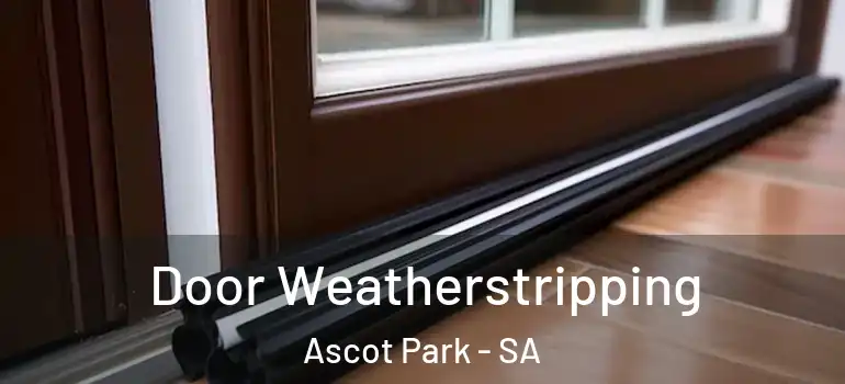 Door Weatherstripping Ascot Park - SA